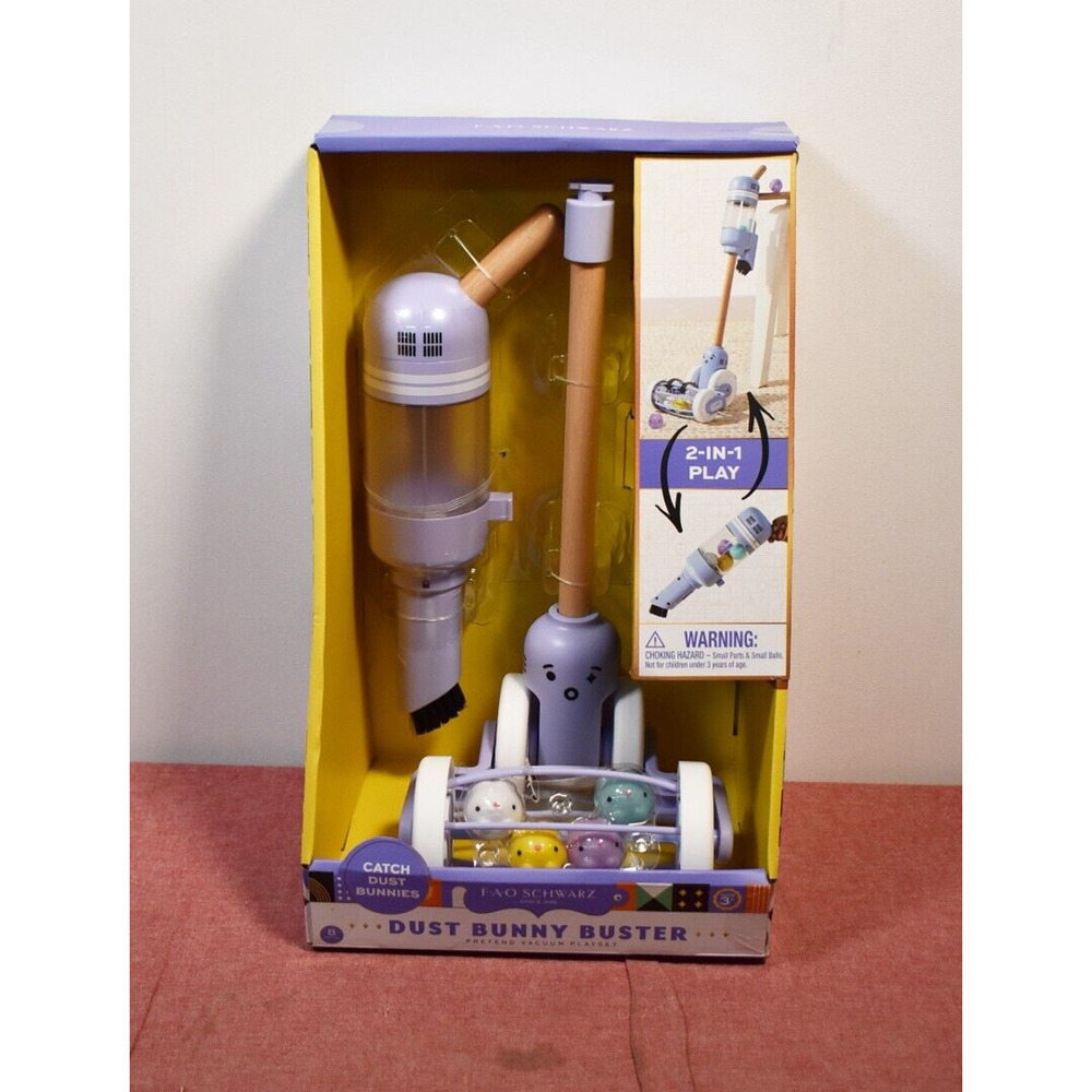 FAO Schwarz Pretend Play Dust Bunny Vacuum Set